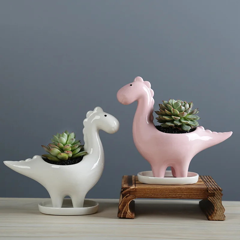 Japanese Garden Bonsai - Jardinière de dinosaure de dessin animé