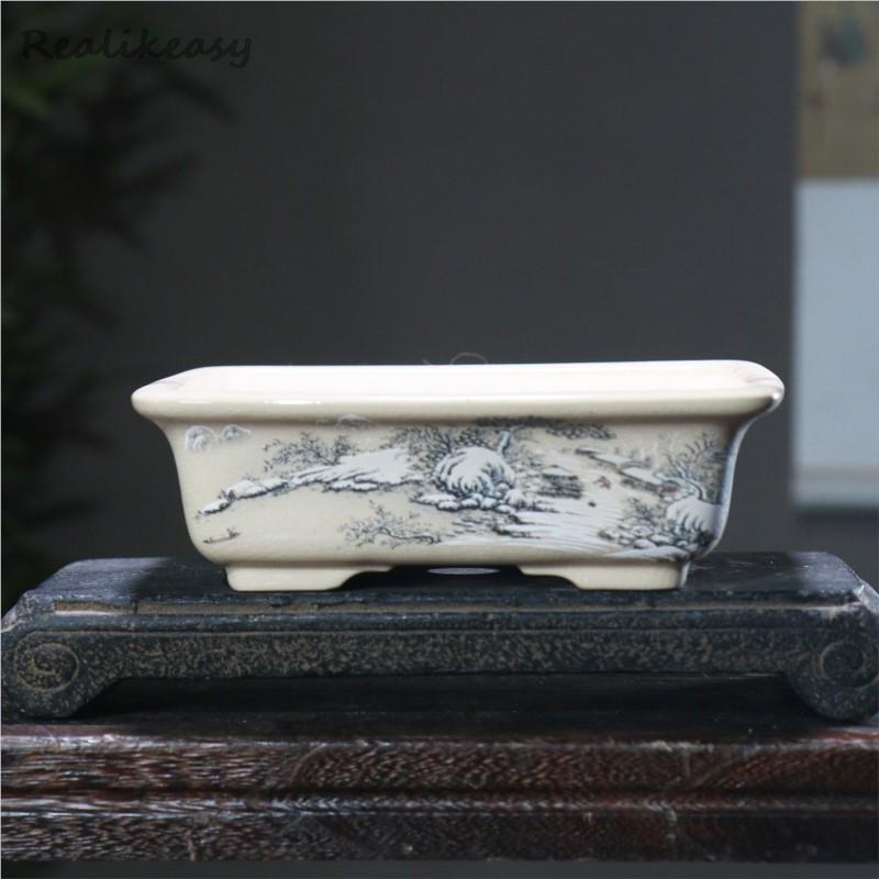 Japanese Garden Bonsai - Pot de fleur de sable violet,