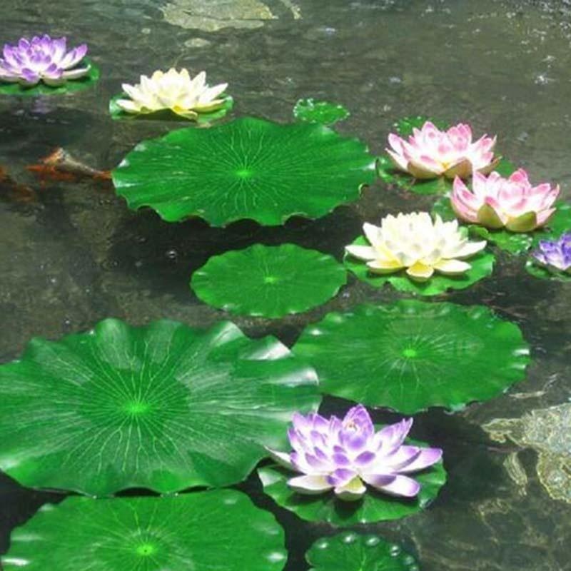 Bonsai Garden With Pond - Nouvelles feuilles de lotus artificielles 2026