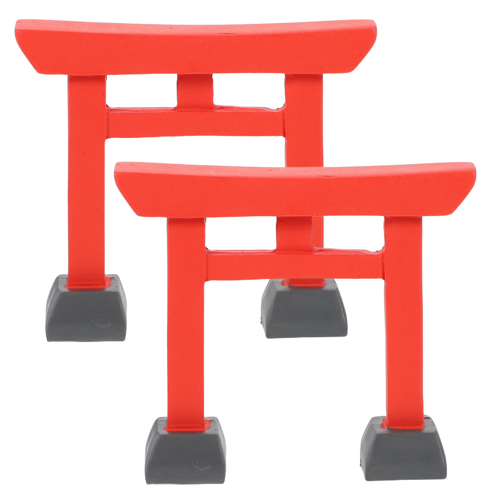 Japanese Garden Bonsai - 2 mini-portails Torii japonais en résine,
