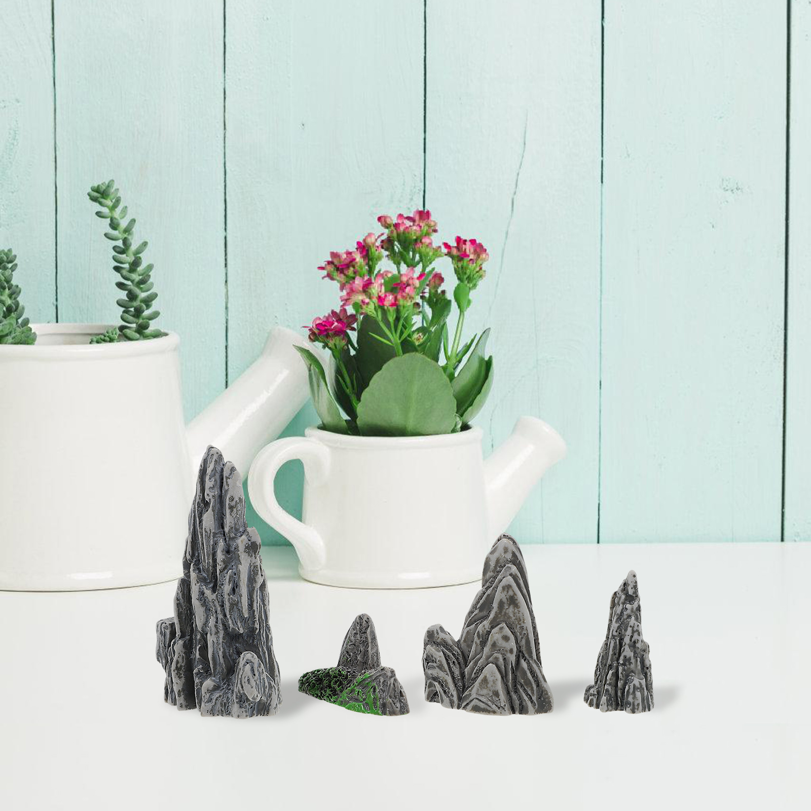 Bonsai Garden With Sand - Décor miniature de rocaille pour bonsaï,
