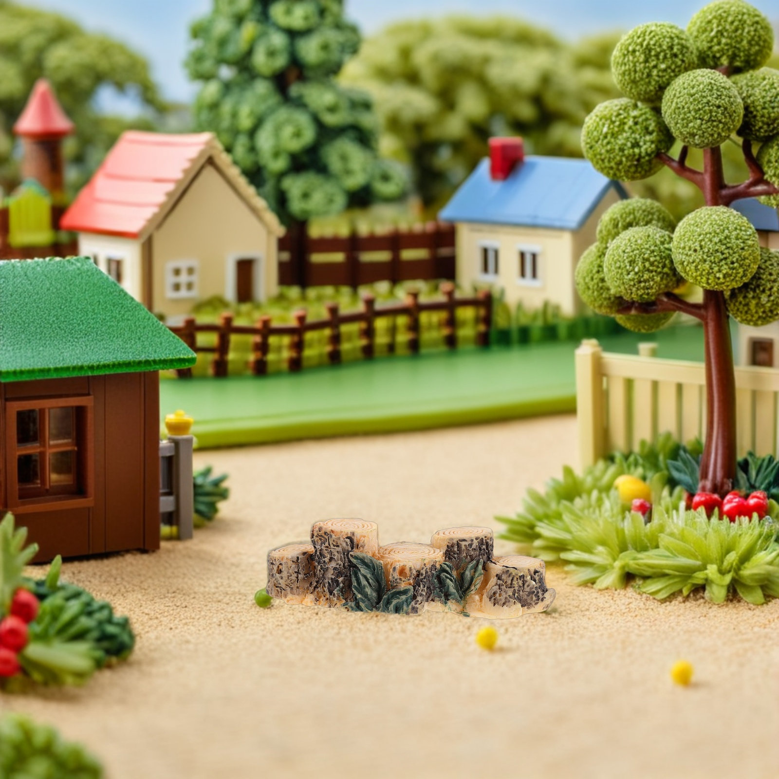 Bonsai Garden With Sand - 10 pièces de mini ornement en