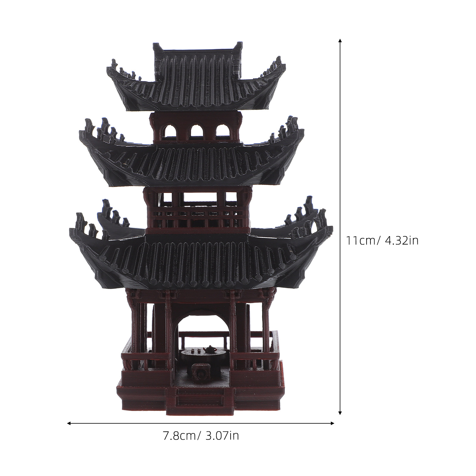 Mini pavillon statue, petit or - Bonsai Garden With Sand avis et prix