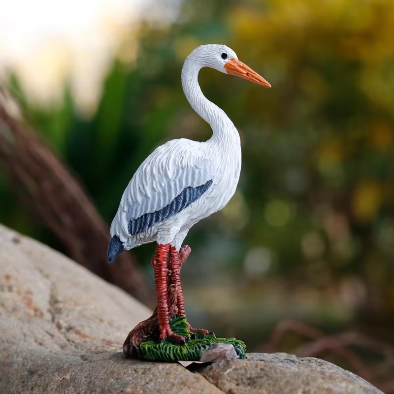 Mini Statue de Grue d'Aigrette - Bonsai Garden With Pond avis et prix