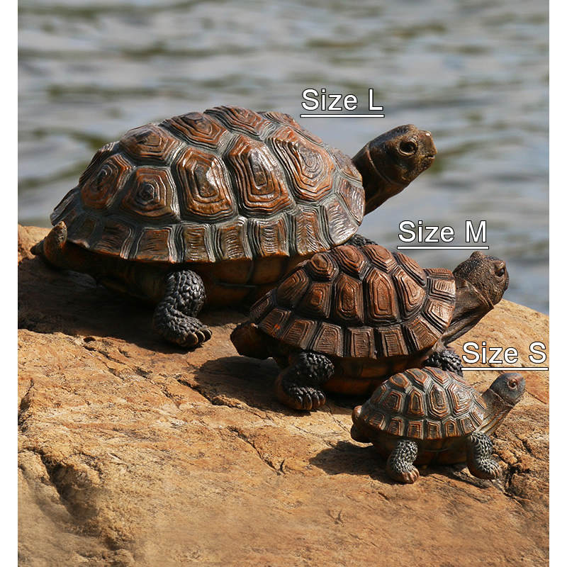 Statue de tortue en résine mig - Bonsai Garden With Pond avis et prix