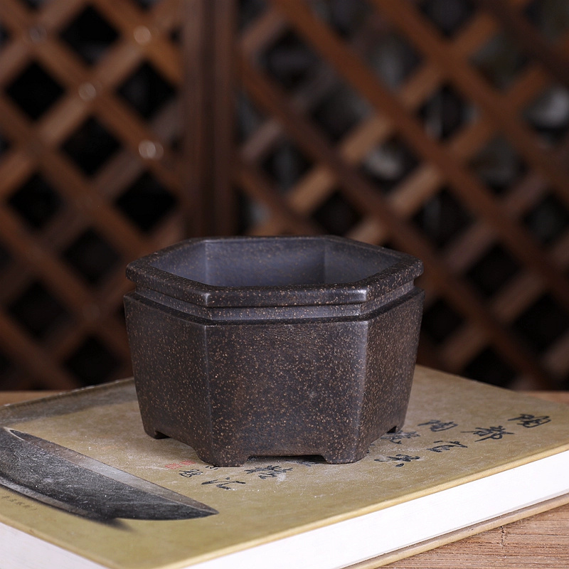Pot à bonsaï hexagone, sable v - Bonsai Garden With Sand avis et prix